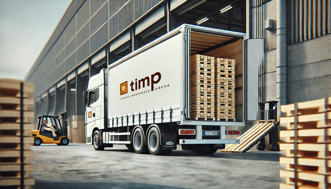 venkovní dřevěná terasa tlakově impregnovaná